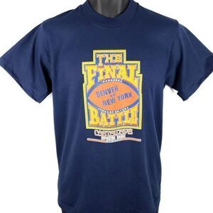 Super Bowl XXI T Shirt Vintage 80s 1987 New York Giants Denver Broncos Castaways